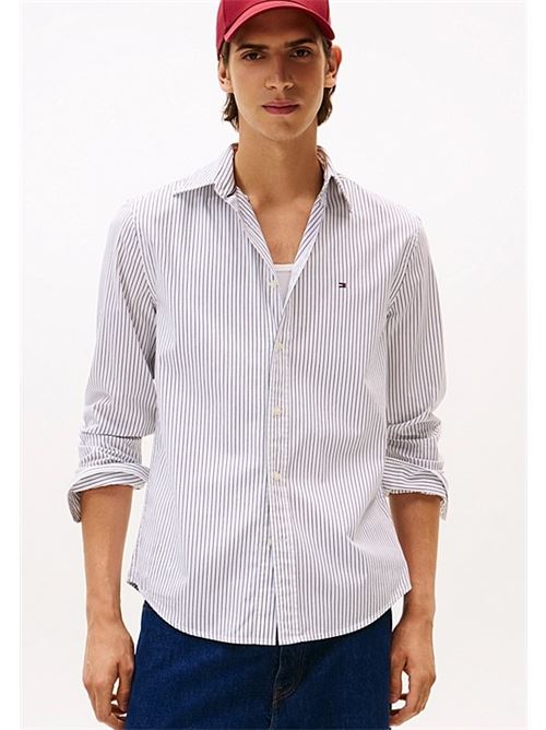 core hairline poplin rf shirt Tommy Hilfiger | MW0MW413990FA.0FA